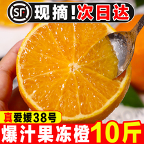 四川正宗爱媛38号果冻橙10斤大果当季新鲜水果手剥甜橙子整箱包邮