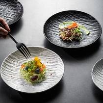 陶瓷餐盘日式深盘家用汤盆高级感盘子菜盘沙拉碗白色酒店餐具套装