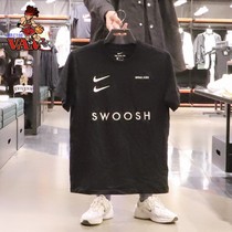 Nike耐克短袖男2021夏新款SWOOSH双勾运动休闲半袖T恤 DH0030-010