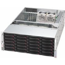 超微SC846BE1C-R1K23B 4U24盘热插拔机架式存储机箱1200W冗余电源