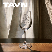 TAVN gula《tutu/huki glass》tutu/huki高脚杯小狗玻璃葡萄酒杯