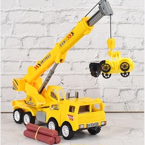 大号吊车玩具起重机儿童吊机模型仿真工程车惯性汽车男孩0-6岁3岁