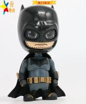 黑暗骑士BatmanQ版摇头蝙蝠侠布鲁斯韦恩盒蛋手办公仔模型摆件