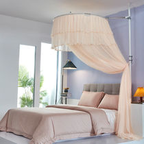 新款蚊帐1.5米床家用卧室新款2022款1.8x2米双人床圆顶式支架免安