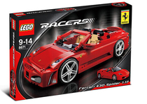 LEGO乐高 8671 赛车系列法拉利430蜘蛛跑车儿童智力玩具拼接收藏