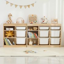 软装电视柜玩具收纳多层儿童房间布置置物柜书柜柜子大容量攻略