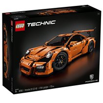 LEGO 乐高 科技机械组 42056 保时捷911 橙色跑车 收藏拼插积木