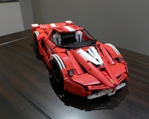乐高科技 MOC零件包 法拉利 Ferrari FXX V12 遥控模型 超级跑车