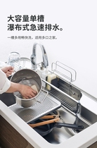 INAX日本进口伊奈厨房感应龙头LIXIL骊住3D不锈钢大单槽水槽套装