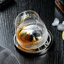 马爹利玻璃酒杯子 透明玻璃酒杯威士忌杯洋酒杯网红杯玻璃酒杯