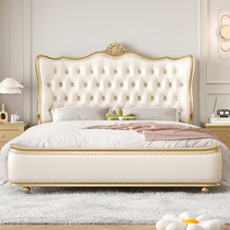 实木床2米x2米2主卧大床高端大气美式轻奢现代欧式床1.8双人法式